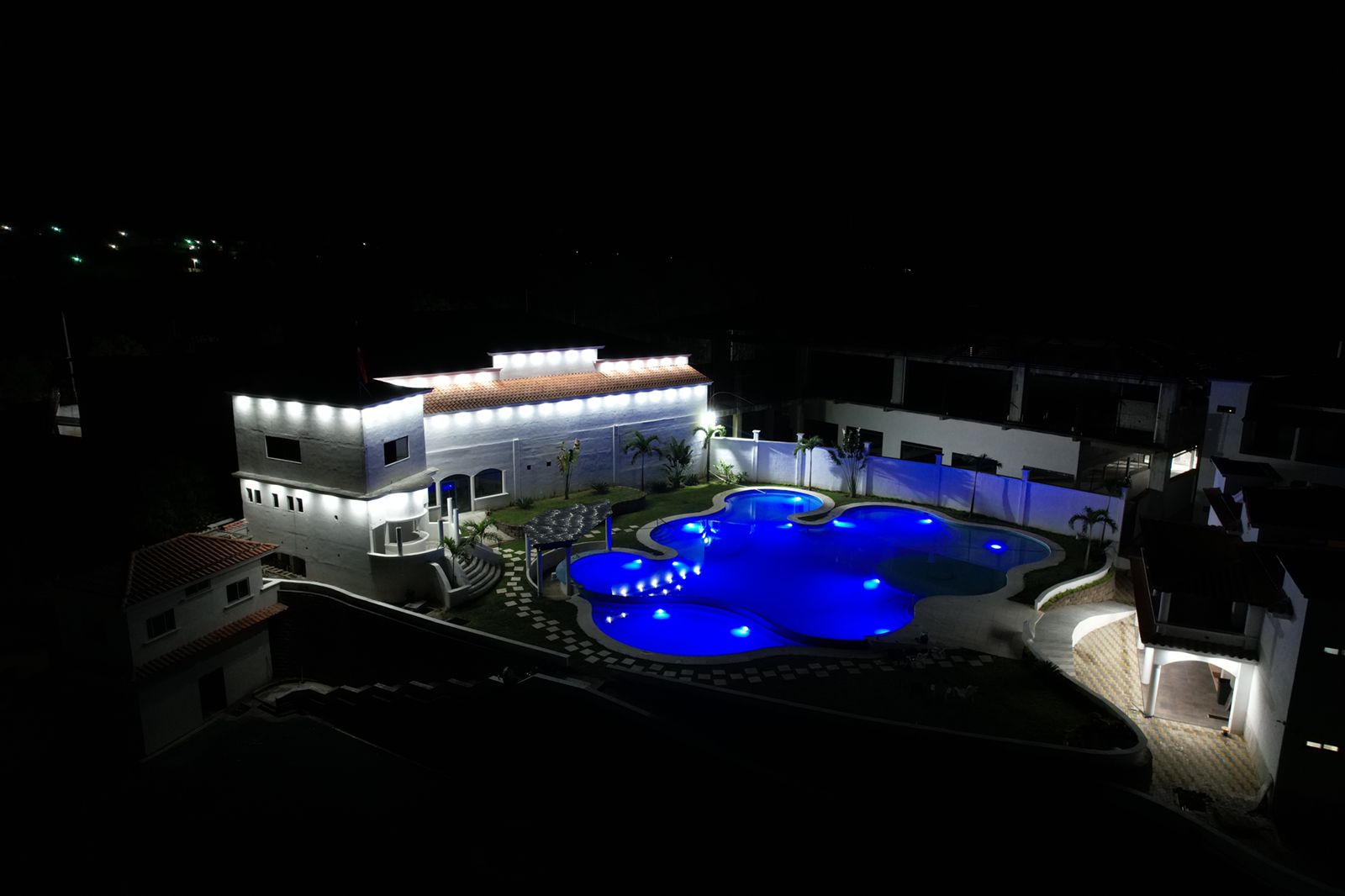Piscina nocturna